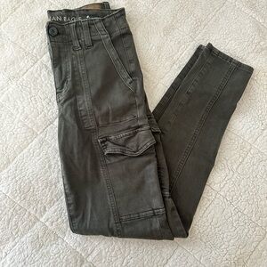 American Eagle Outfitters Dark Green Jeggings
